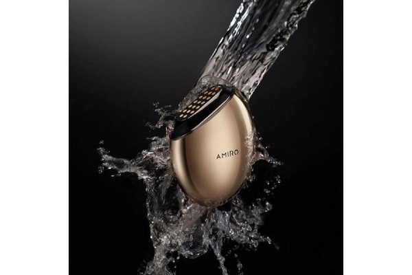 An oblong-shaped skin care device called S1 by the brand Amiro.